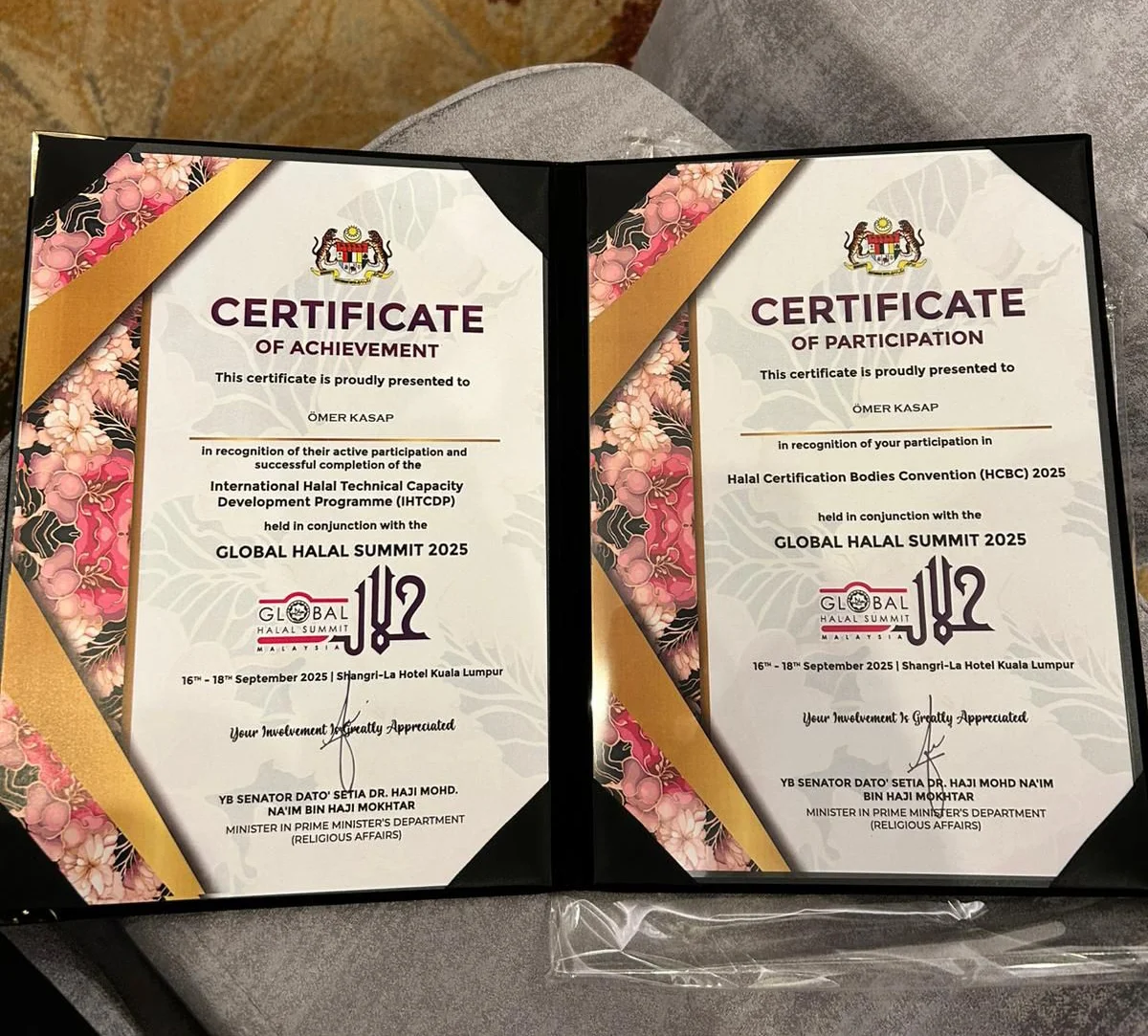 Helal Baş Tetkikçilerimizden Ömer Kasap JAKIM IHTCDP Teknik Tetkikçi eğitim programına katılmıştır.