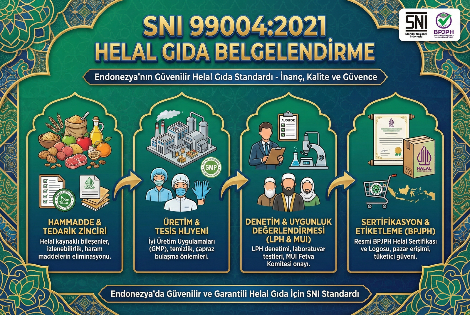 SNI 99004:2021 Helal Gıda Belgelendirme