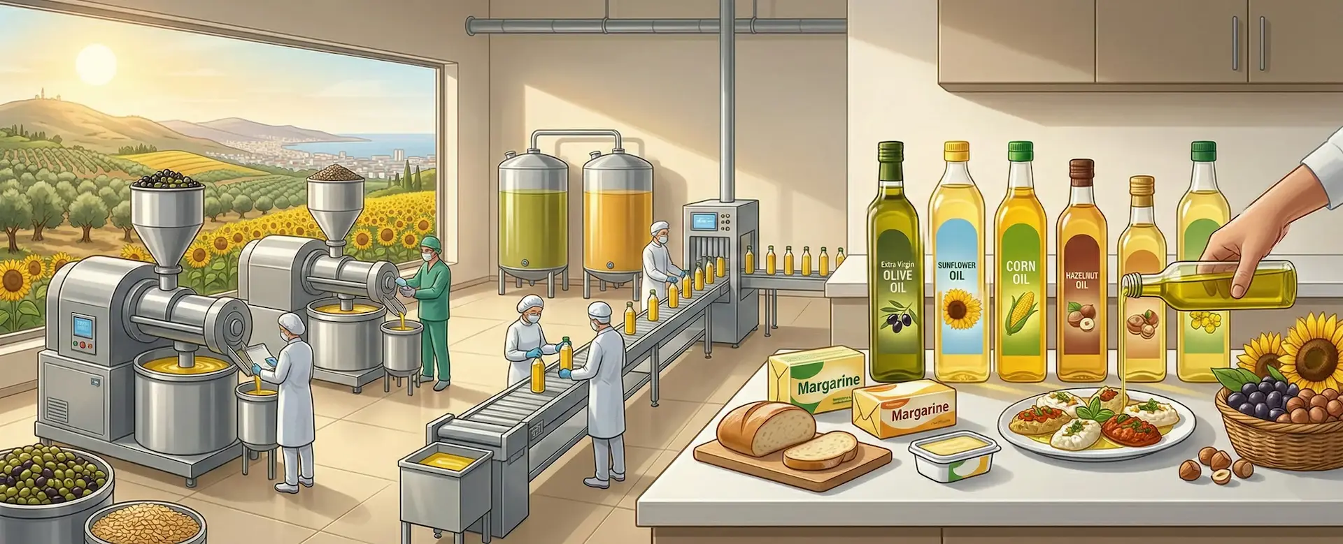 Bitkisel Kökenli Katı ve Sıvı Yağlar