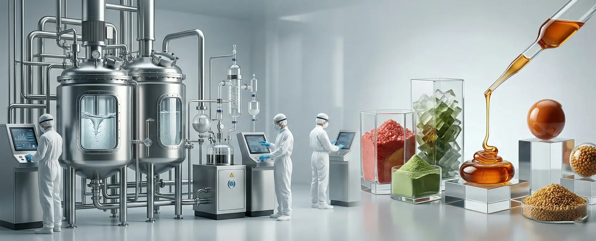 (Biyo)kimyasalların Üretimi, Gıda katkı maddelerinin üretimi