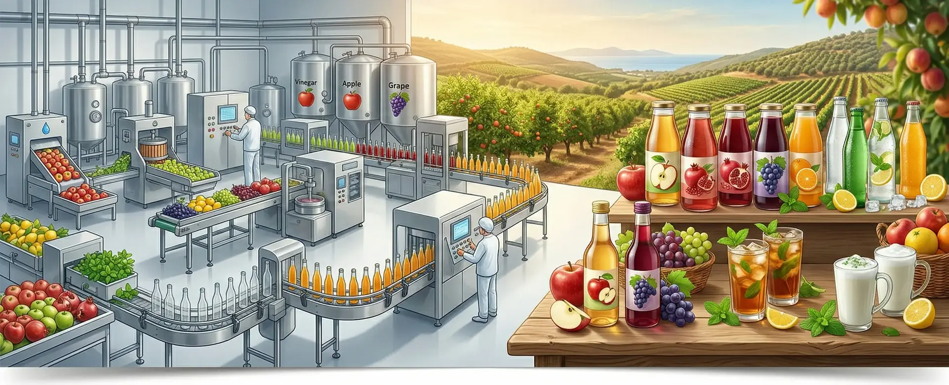 Meşrubat: Alkolsüz İçecekler (sirke dahil)