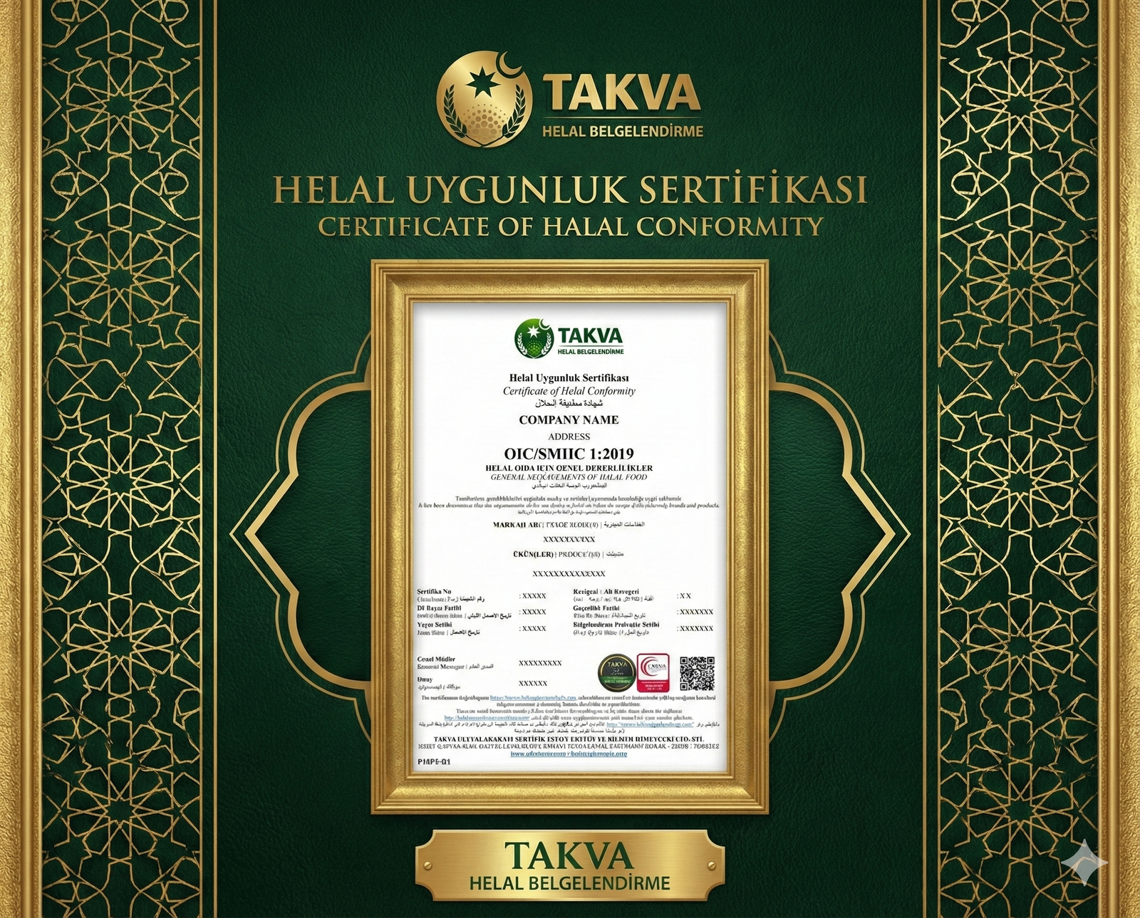 TAKVA ULUSLARARASI SERTİFİKASYON EĞİTİM VE BİLİŞİM HİZMETLERİ LİMİTED ŞİRKETİ