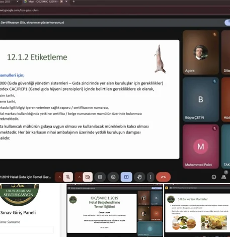 09.05.2025 tarihli OIC/SMIIC 1:2019 Helal Gıda Temel Eğitimi